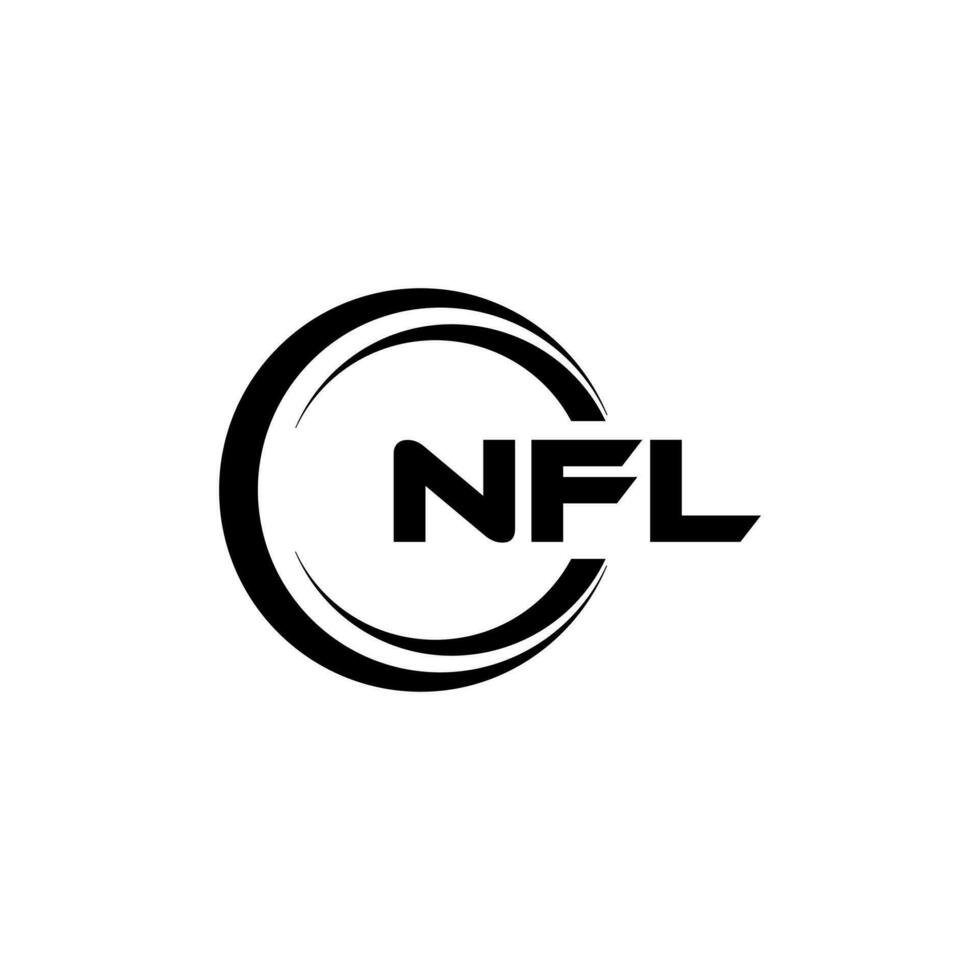 NFL Logo Design, Inspiration for a Unique Identity. Modern Elegance and Creative Design. Watermark Your Success with the Striking this Logo. vector