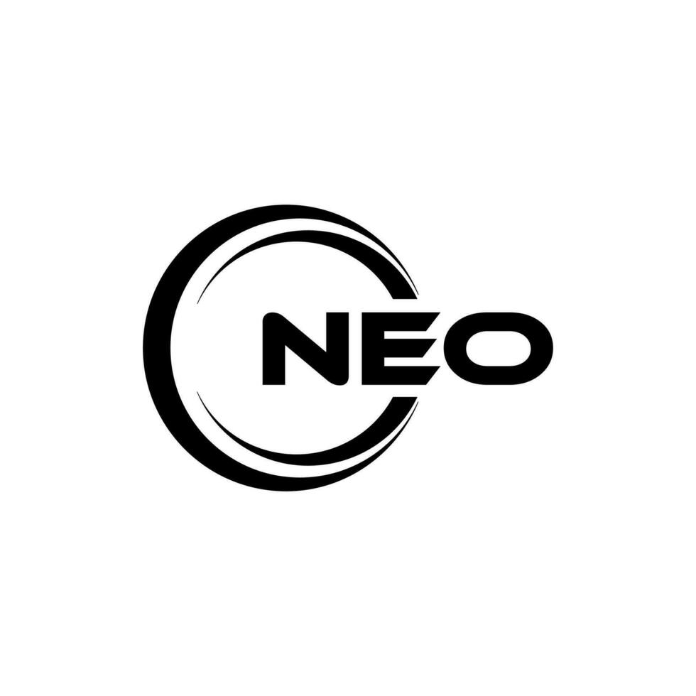 neo logo diseño, inspiración para un único identidad. moderno elegancia y creativo diseño. filigrana tu éxito con el sorprendentes esta logo. vector