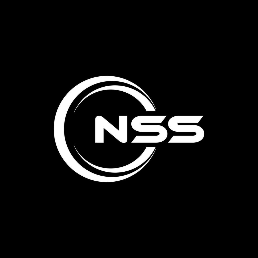 NSS Logo Design, Inspiration for a Unique Identity. Modern Elegance and Creative Design. Watermark Your Success with the Striking this Logo. vector