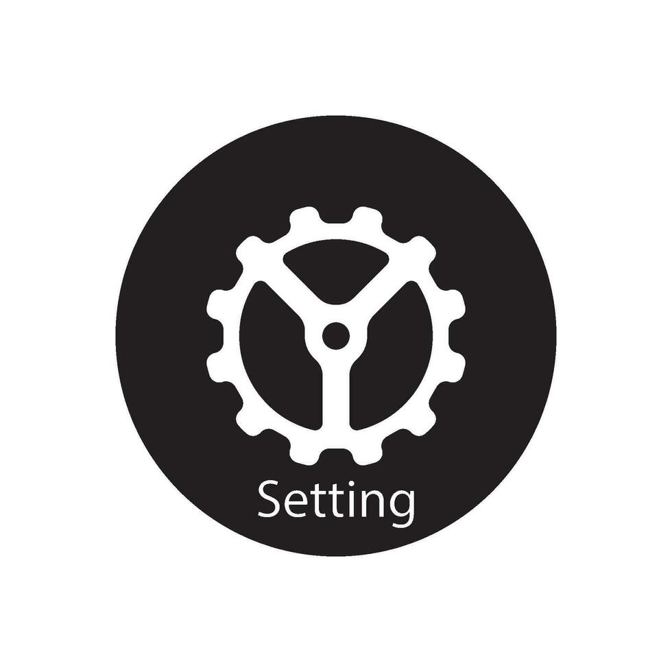 settings icon vector