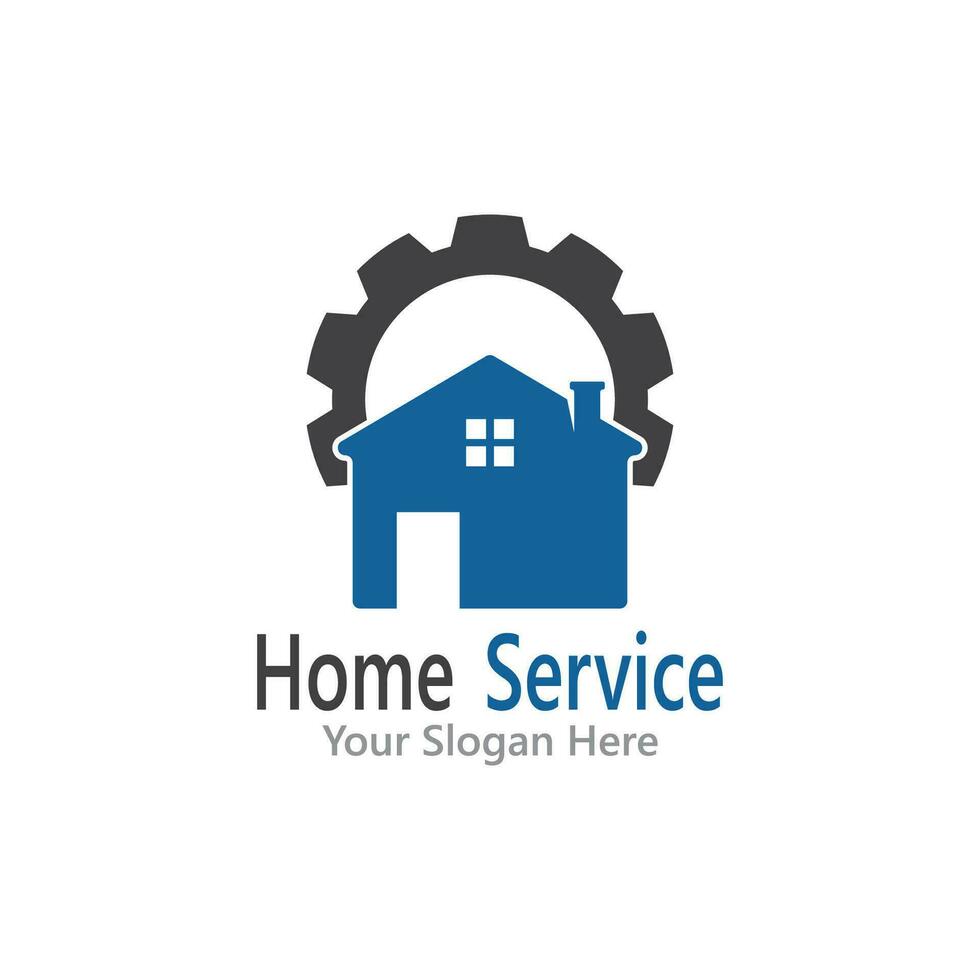 hogar Servicio construcción logo vector modelo