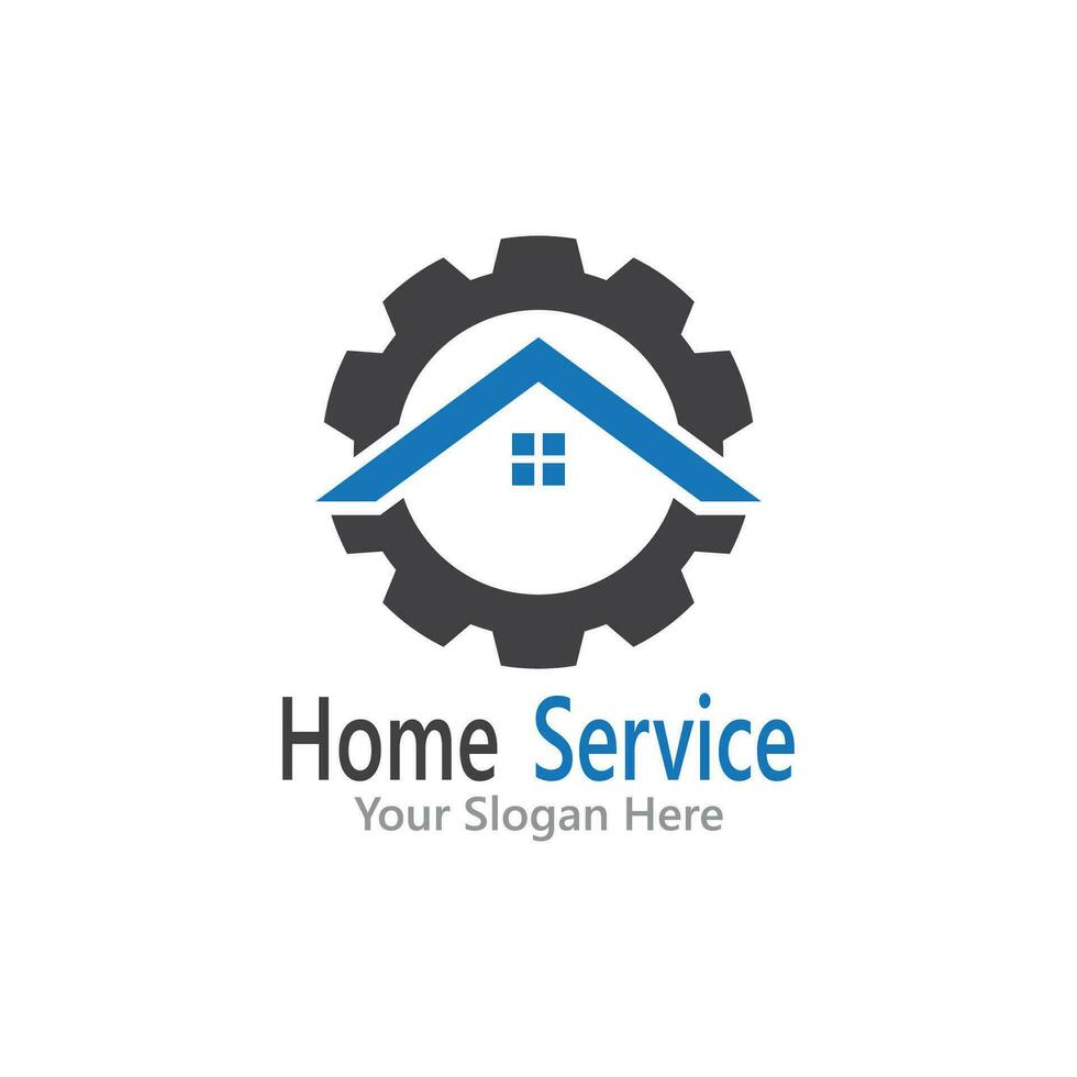 hogar Servicio construcción logo vector modelo