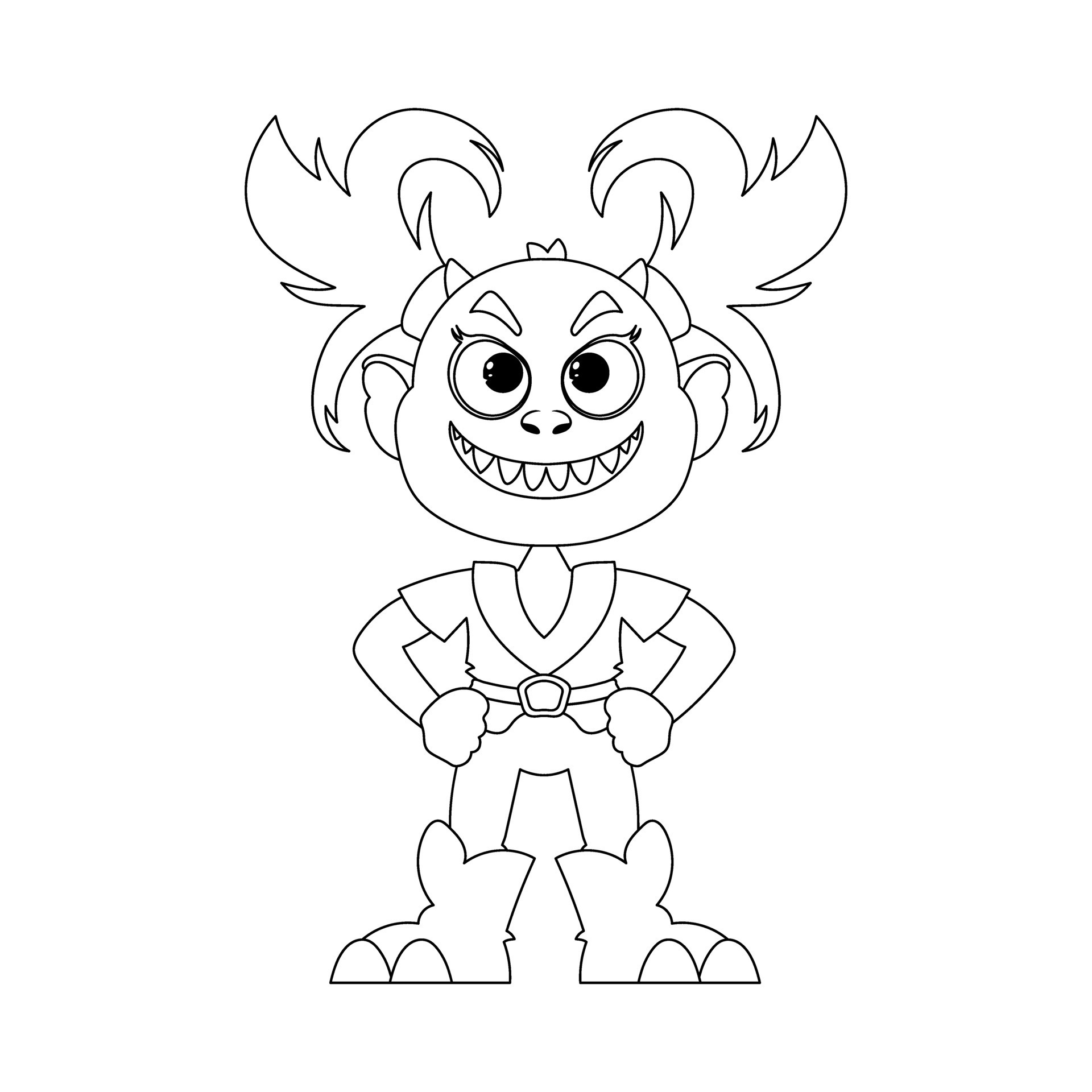 This cartoon character is different and extraordinary because it can do