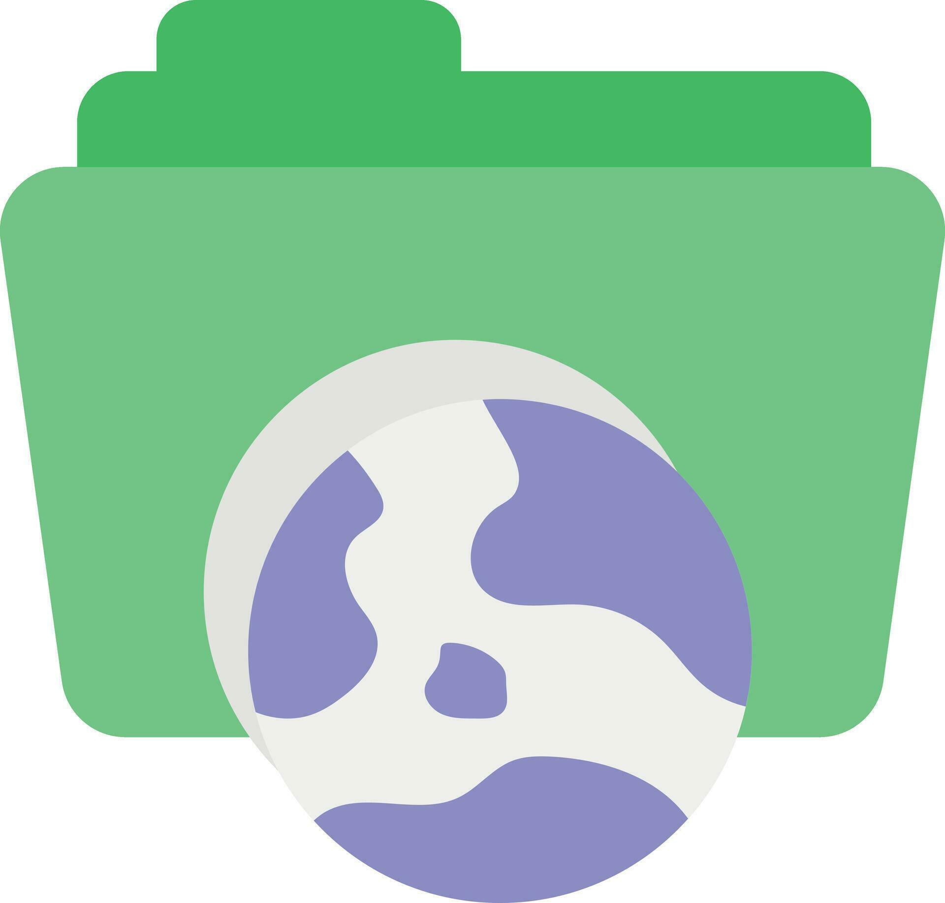 Browser Folder flat icon color design style 28135722 Vector Art at Vecteezy