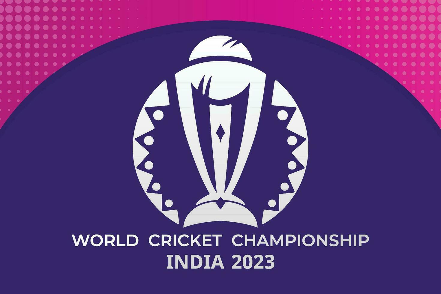 World Cup Cricket Championship 2023 Intro Template vector