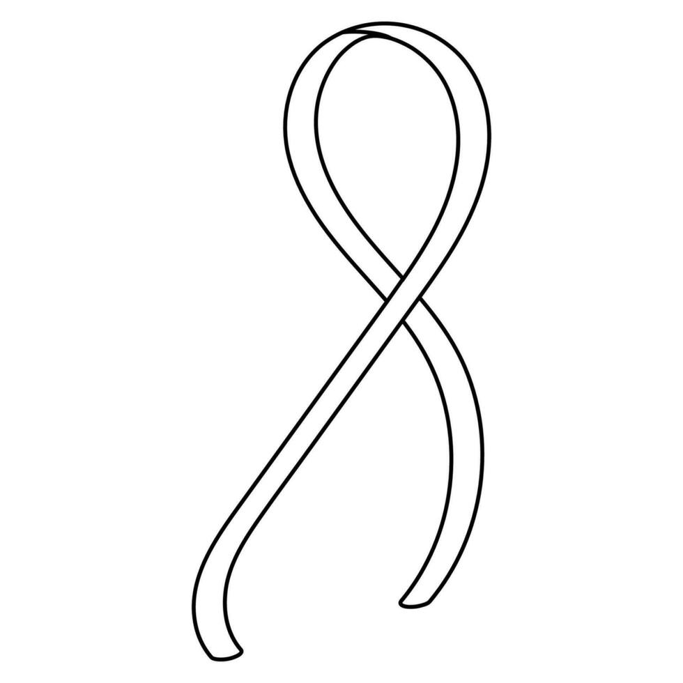 Ribbon template, ribbon symbol solidarity understanding people who need attention vector