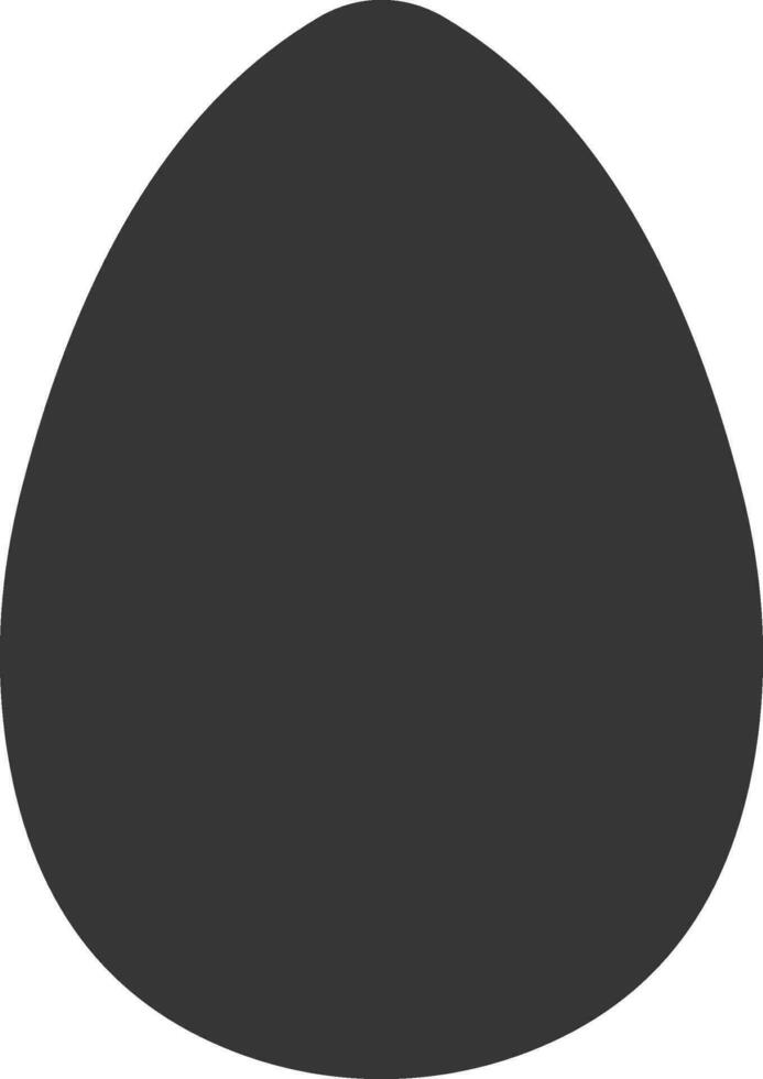 Egg shape template hand drawing Easter  shape bird egg reptiles vector