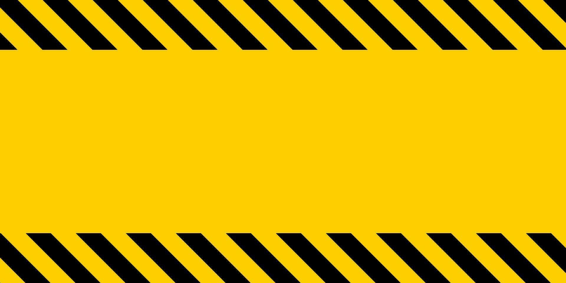 Black yellow warning line striped  background warning  careful potential danger vector