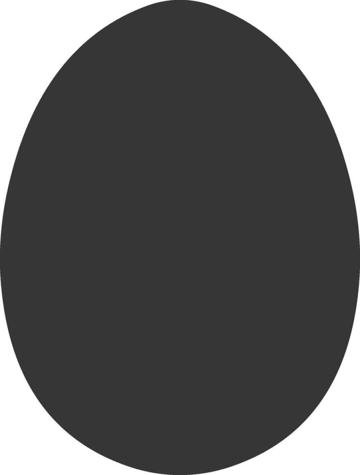 Egg shape template, hand drawing, Easter  shape bird egg reptiles vector