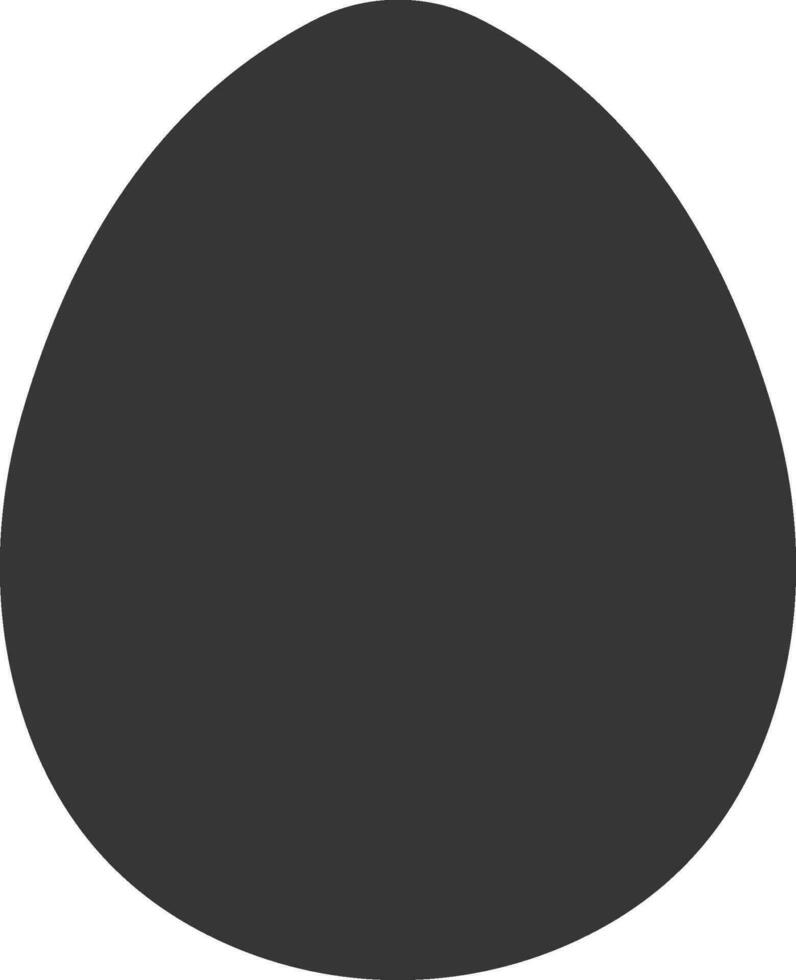 Egg shape template hand drawing Easter  shape, bird egg reptiles vector