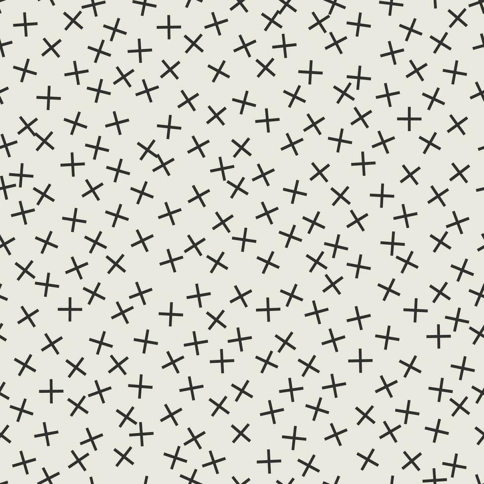Memphis geometric seamless pattern chaotic random Crest 80s 90s vector