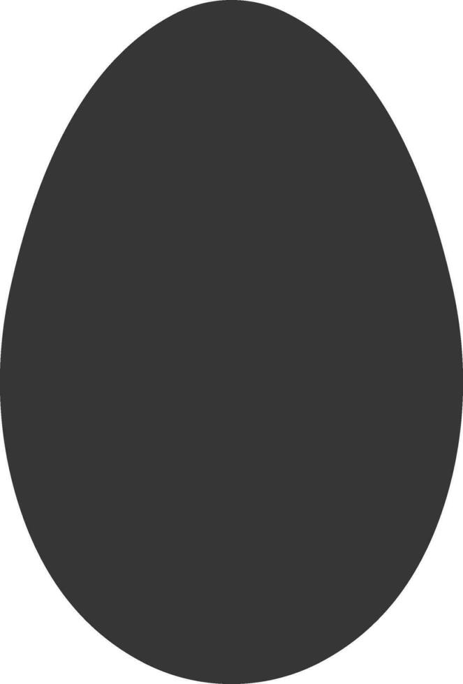 Egg shape, template hand drawing, Easter  shape bird egg reptiles vector