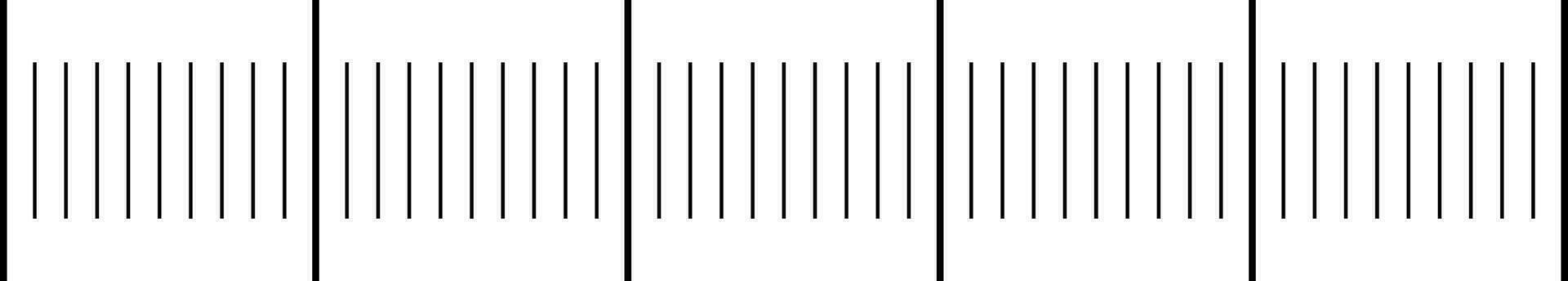 Seamless scale, analog meter creating, ruler thermometer meter vector
