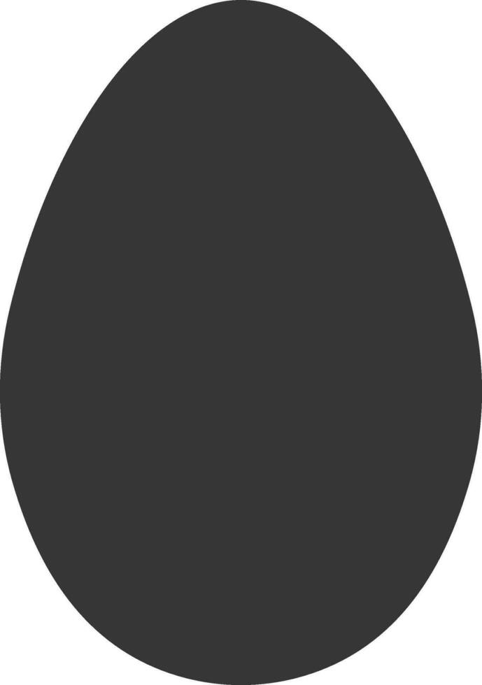 Egg shape template, hand drawing, Easter  shape, bird egg reptiles vector