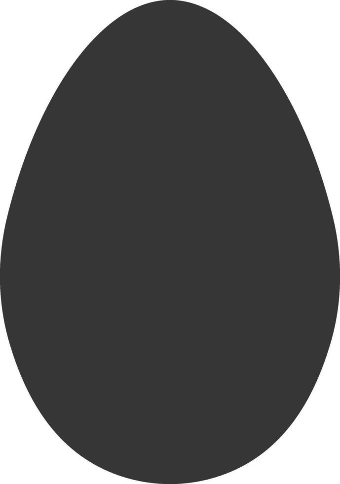 Egg shape template, hand drawing, Easter  shape, bird egg reptiles vector