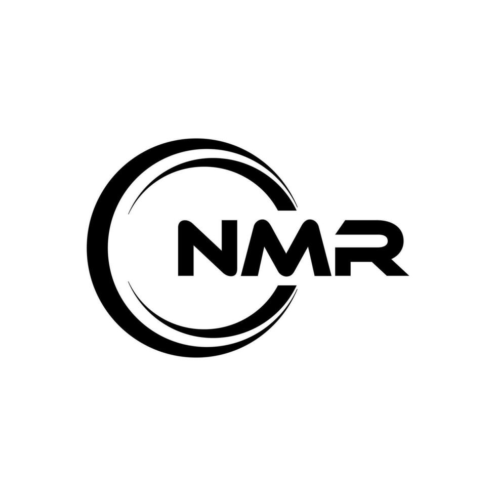 NMR Logo Design, Inspiration for a Unique Identity. Modern Elegance and Creative Design. Watermark Your Success with the Striking this Logo. vector