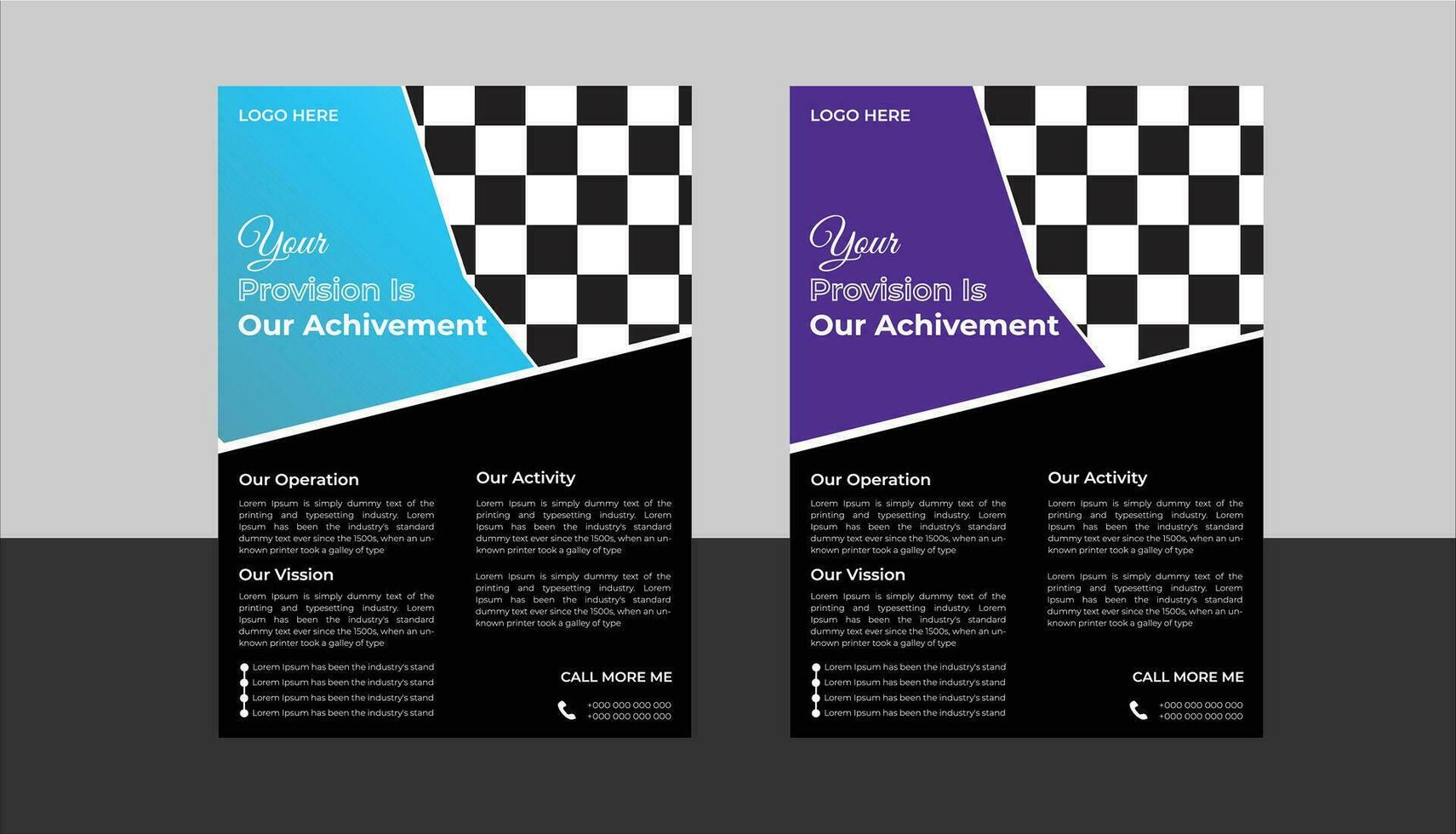 business flyer design vector