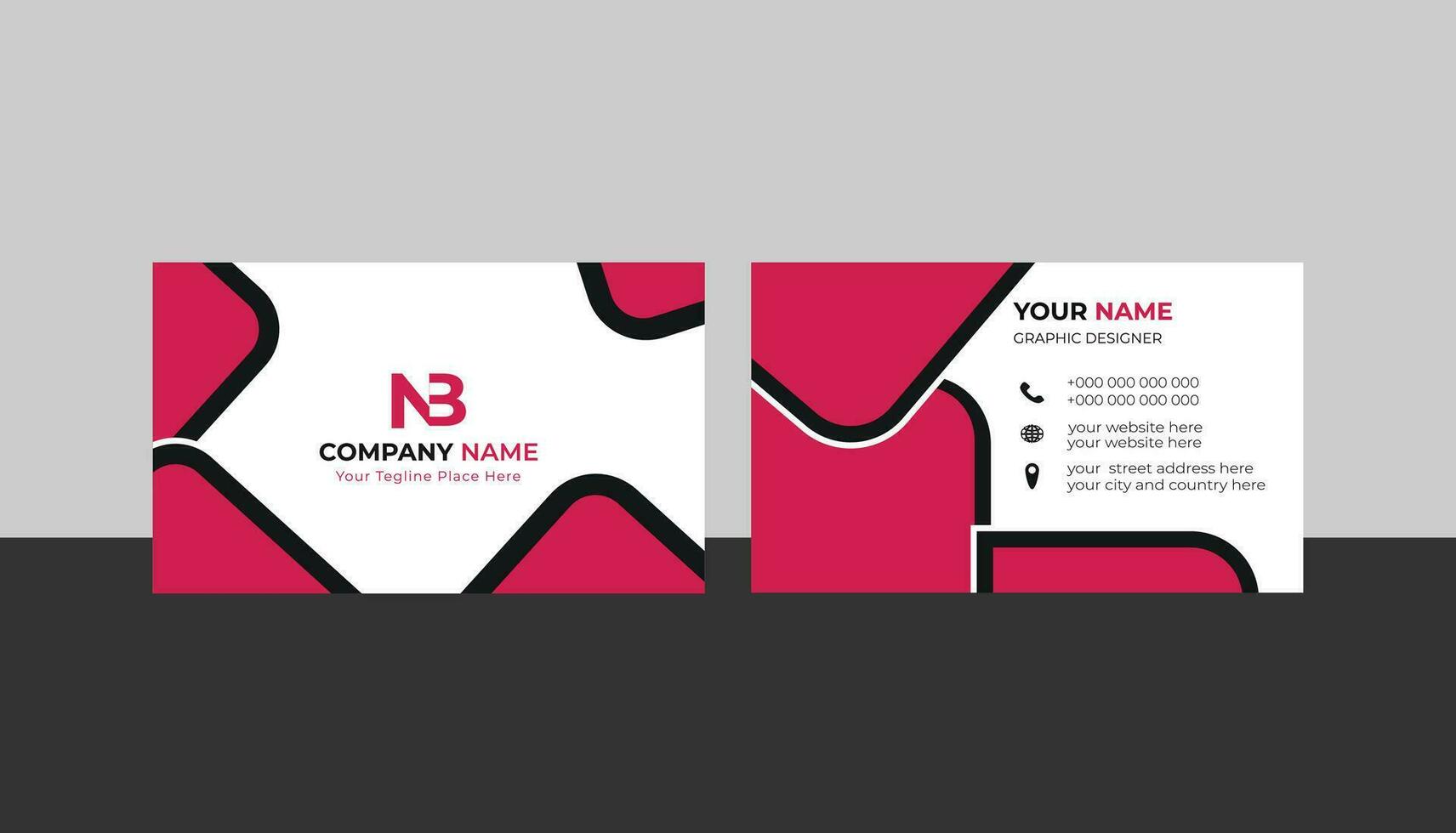 modern business card design vector