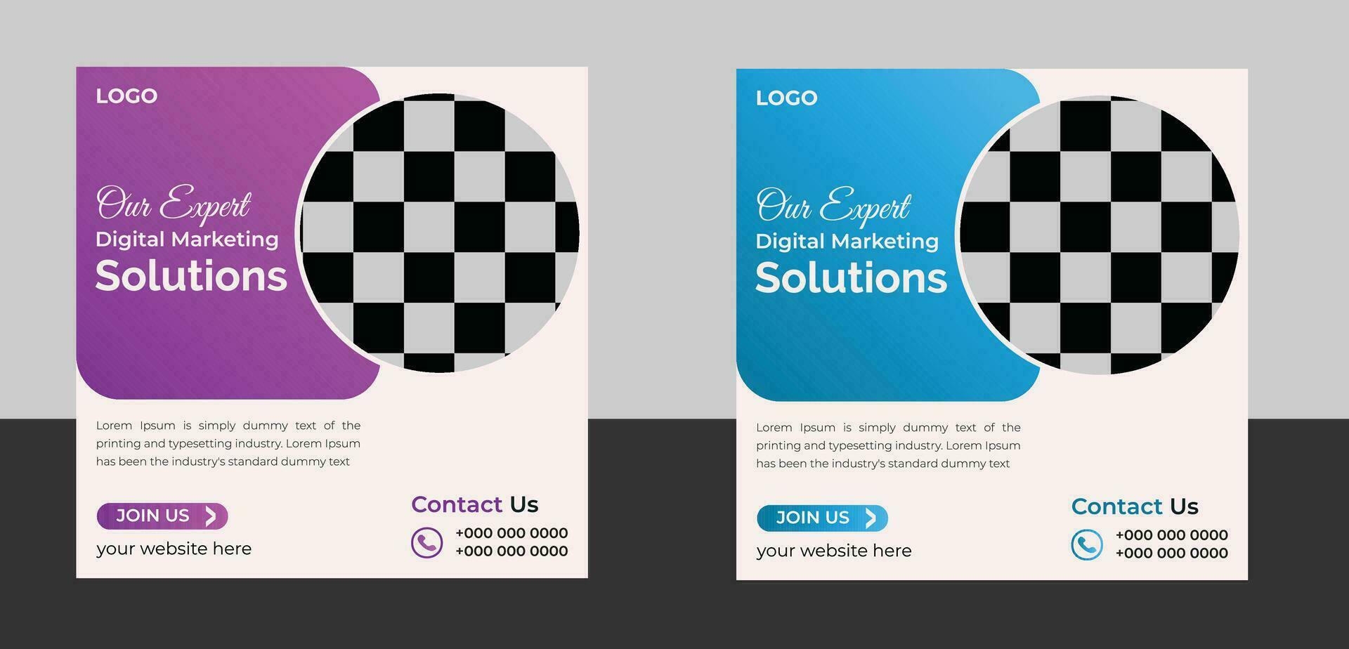 business  social media post design vector