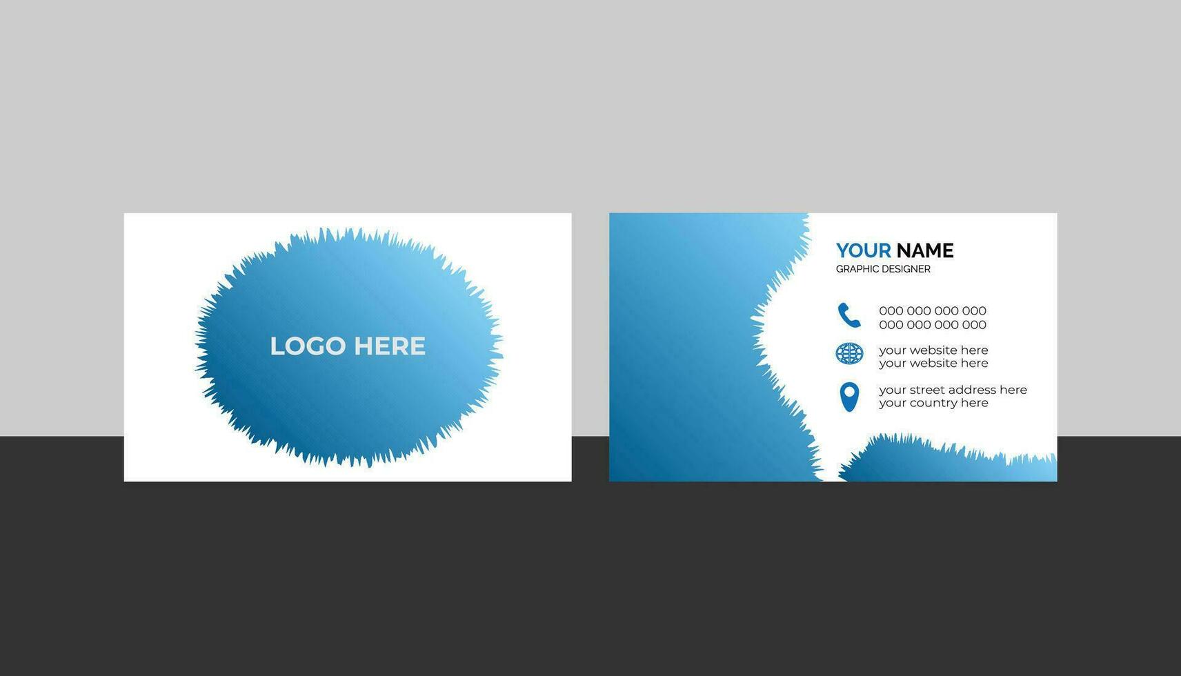 modern business card design vector