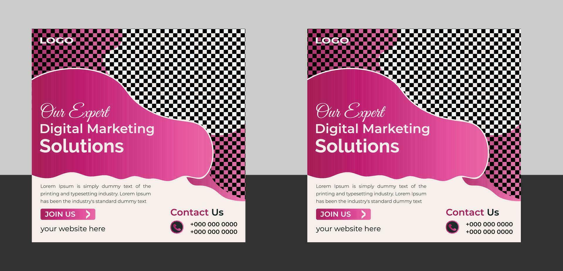 business  social media post design vector