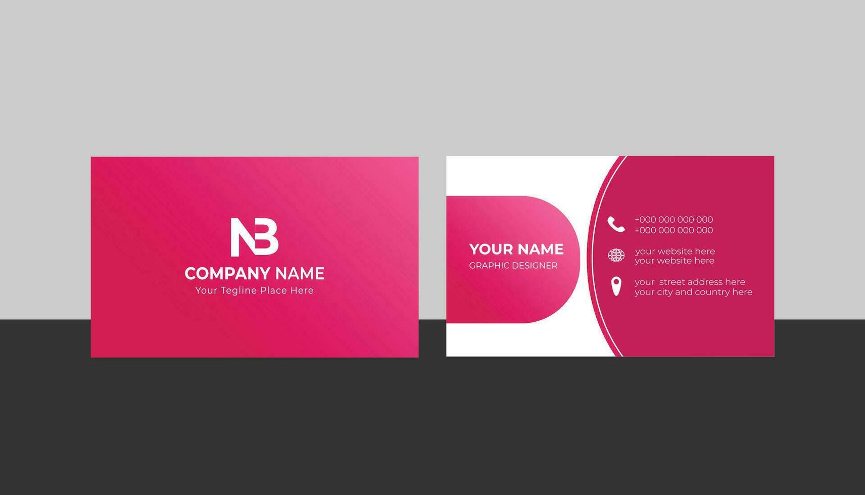 modern business card design vector