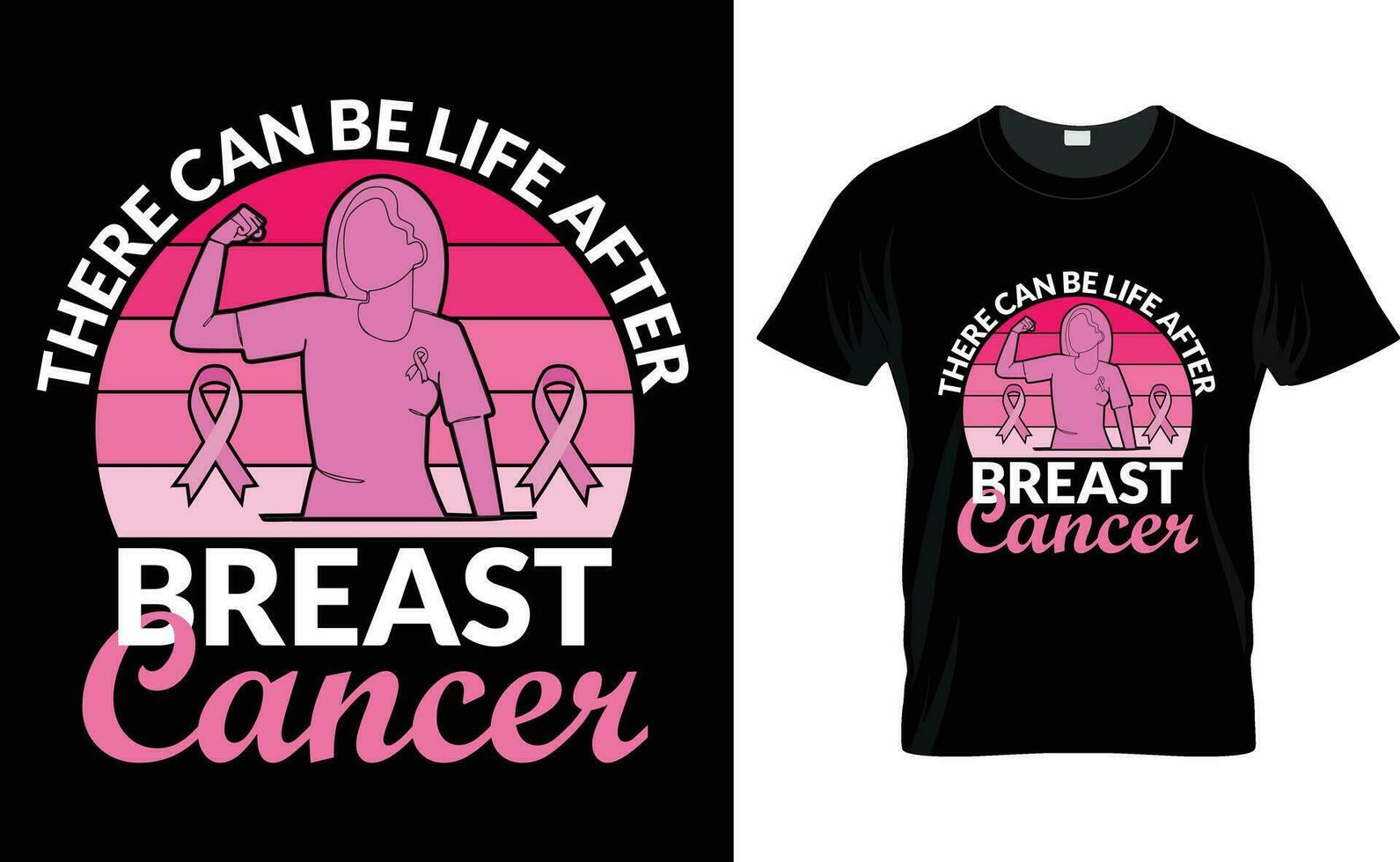 Breast Cancer t shirt design, T shirt design typography and custom, vector best for print design like t-shirt, mug and other,