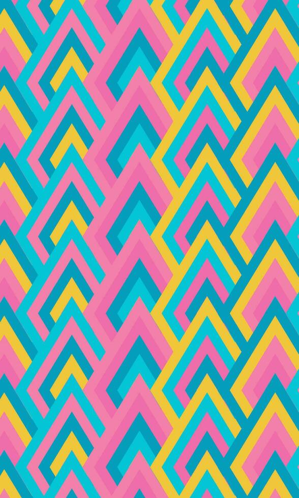 vertical background of cute colorful geometry shape pattern vector