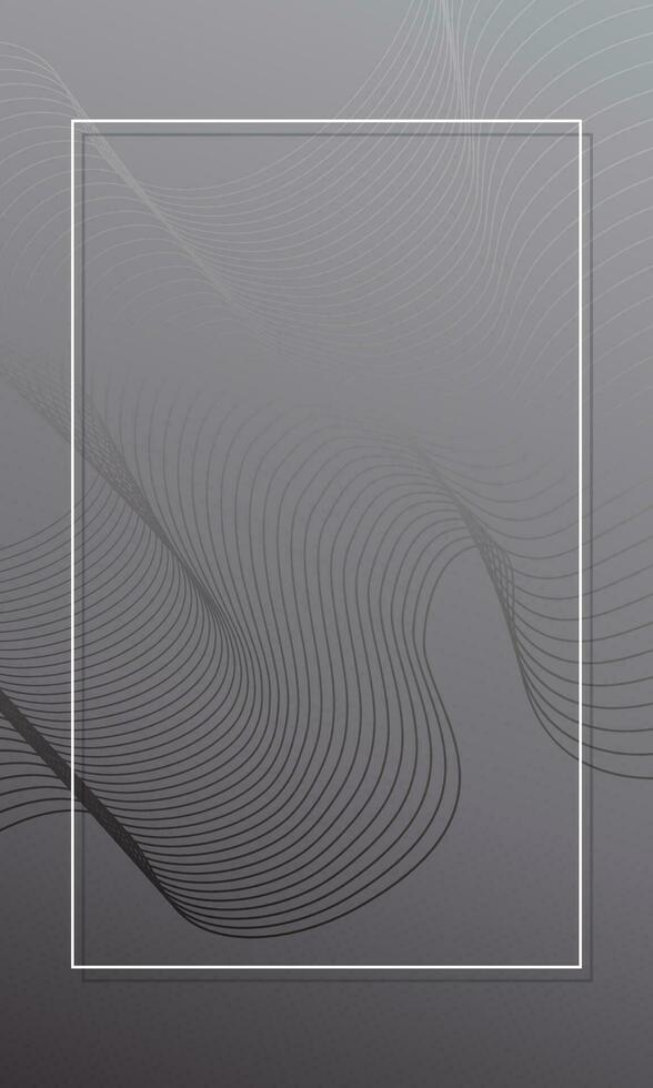 dark gradient background blank curved lines suitable for cover design vector