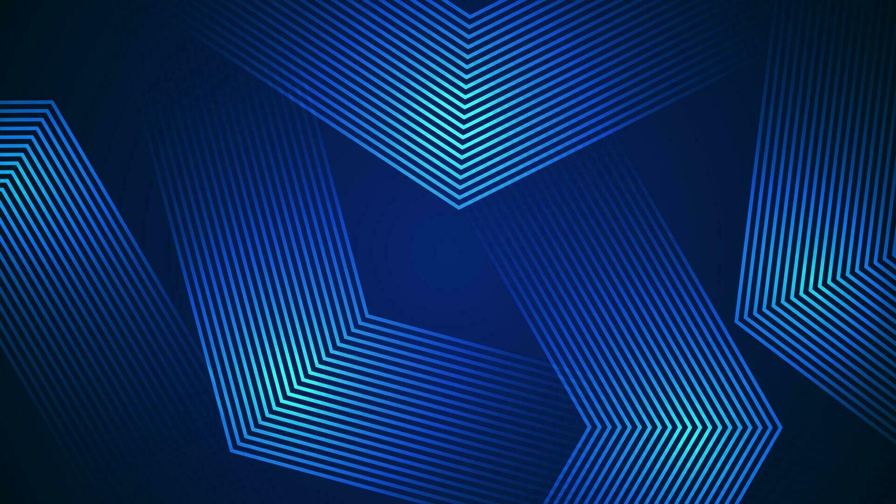 Dark blue simple abstract background with lines in a geometric style as the main element. vector