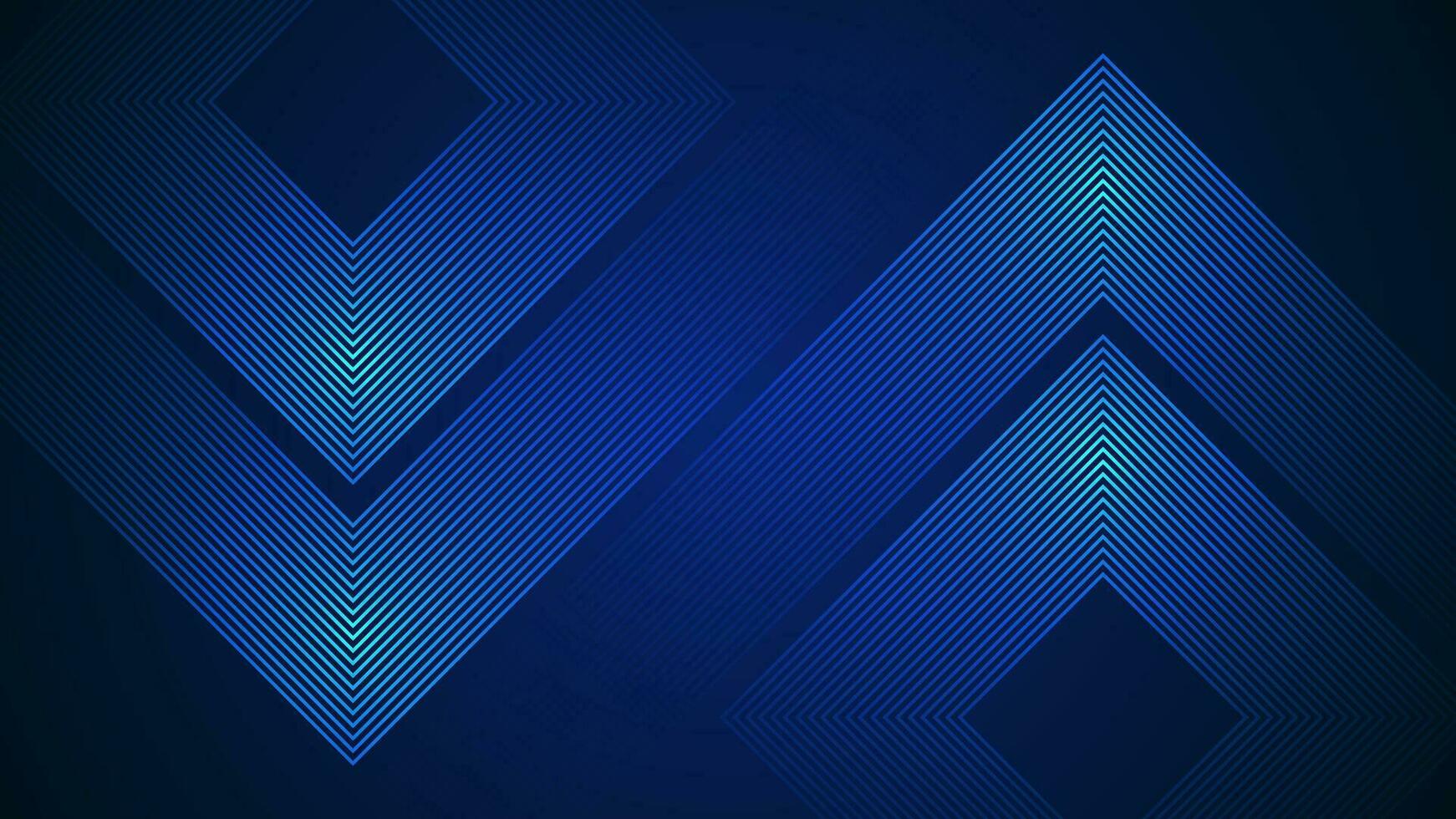 Dark blue simple abstract background with lines in a geometric style as the main element. vector