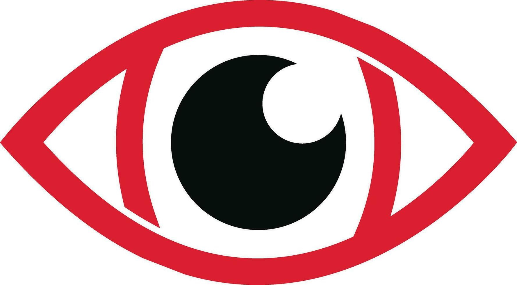 eye logo design vector