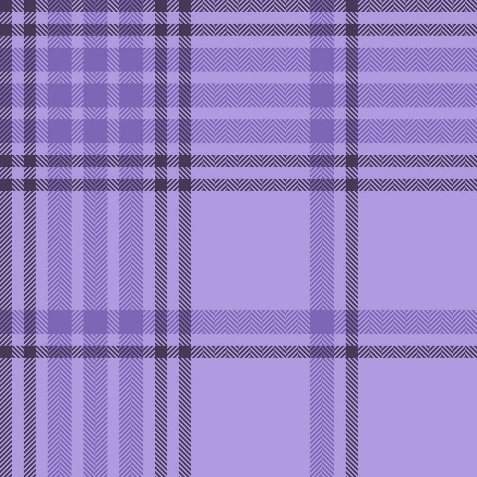 Plaid check pattern. Seamless fabric texture. Tartan textile print. vector