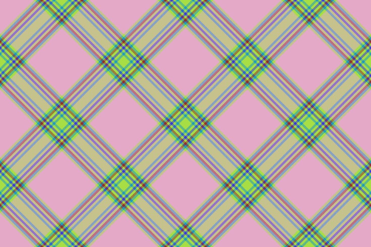 Texture fabric textile of background pattern plaid with a tartan seamless check vector. vector