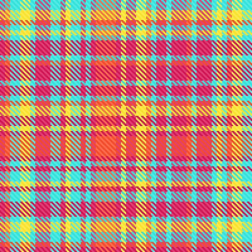 Textile background seamless of tartan pattern check with a fabric vector plaid texture.