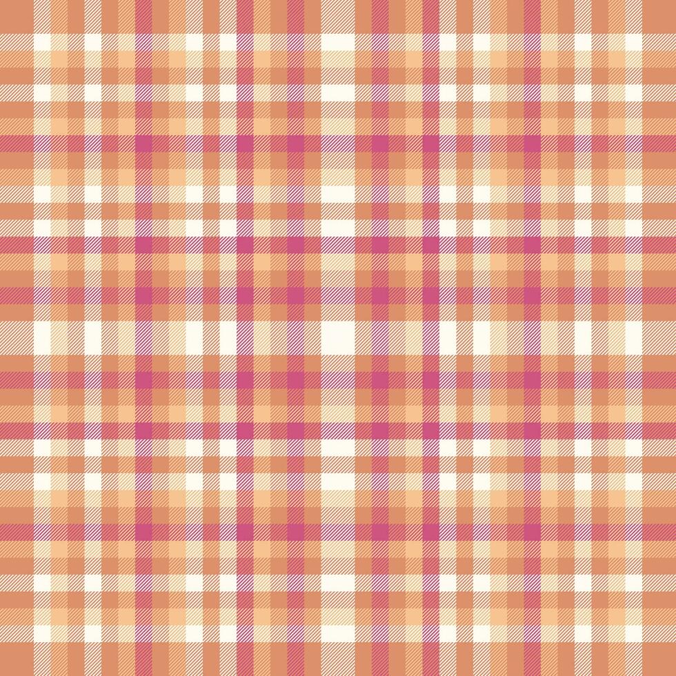 Texture vector textile of fabric background tartan with a check plaid seamless pattern.