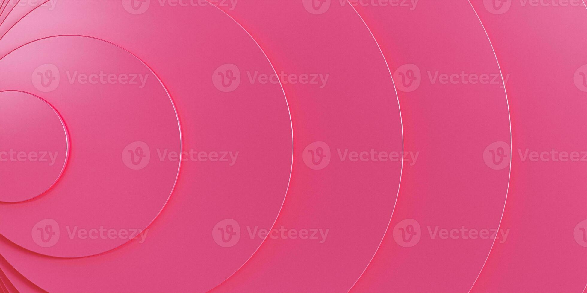 Abstract wavy pink background. Pink modern circle shapes background for banner template. photo