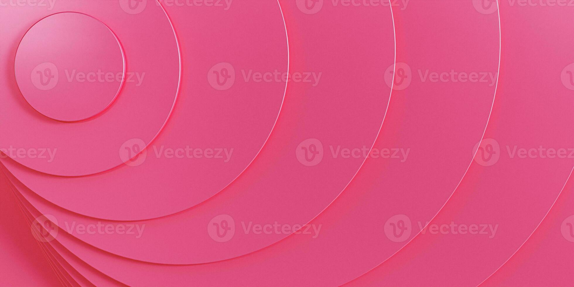 Abstract wavy pink background. Pink modern circle shapes background for banner template. photo