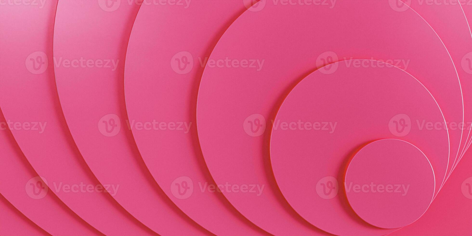 Abstract wavy pink background. Pink modern circle shapes background for banner template. photo