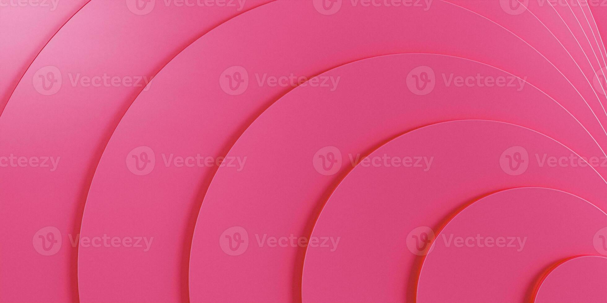 Abstract wavy pink background. Pink modern circle shapes background for banner template. photo