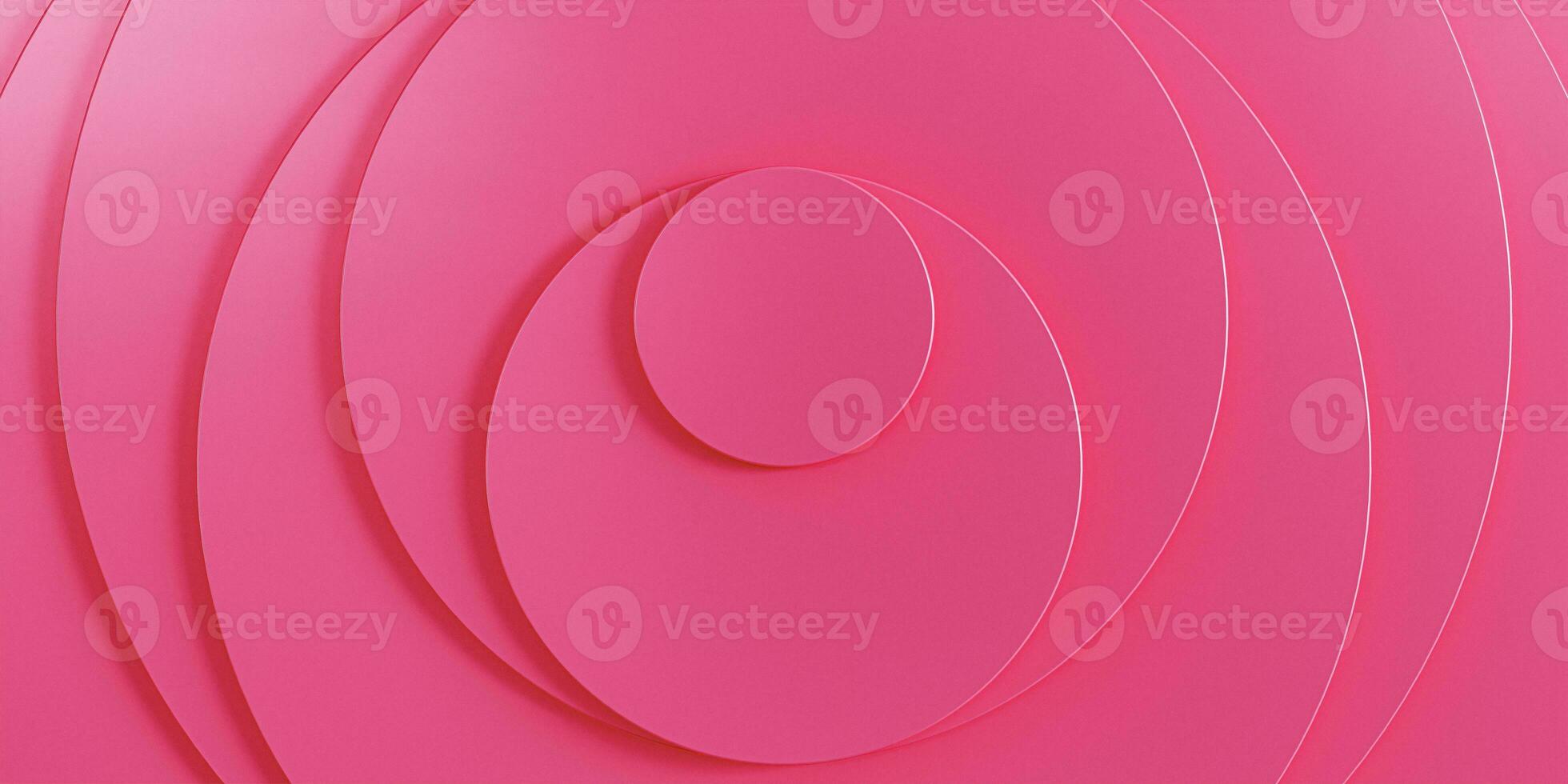 Abstract wavy pink background. Pink modern circle shapes background for banner template. photo