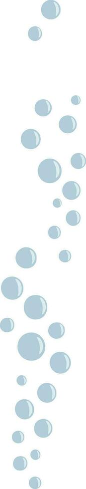 Underwater bubbleson illustration vector
