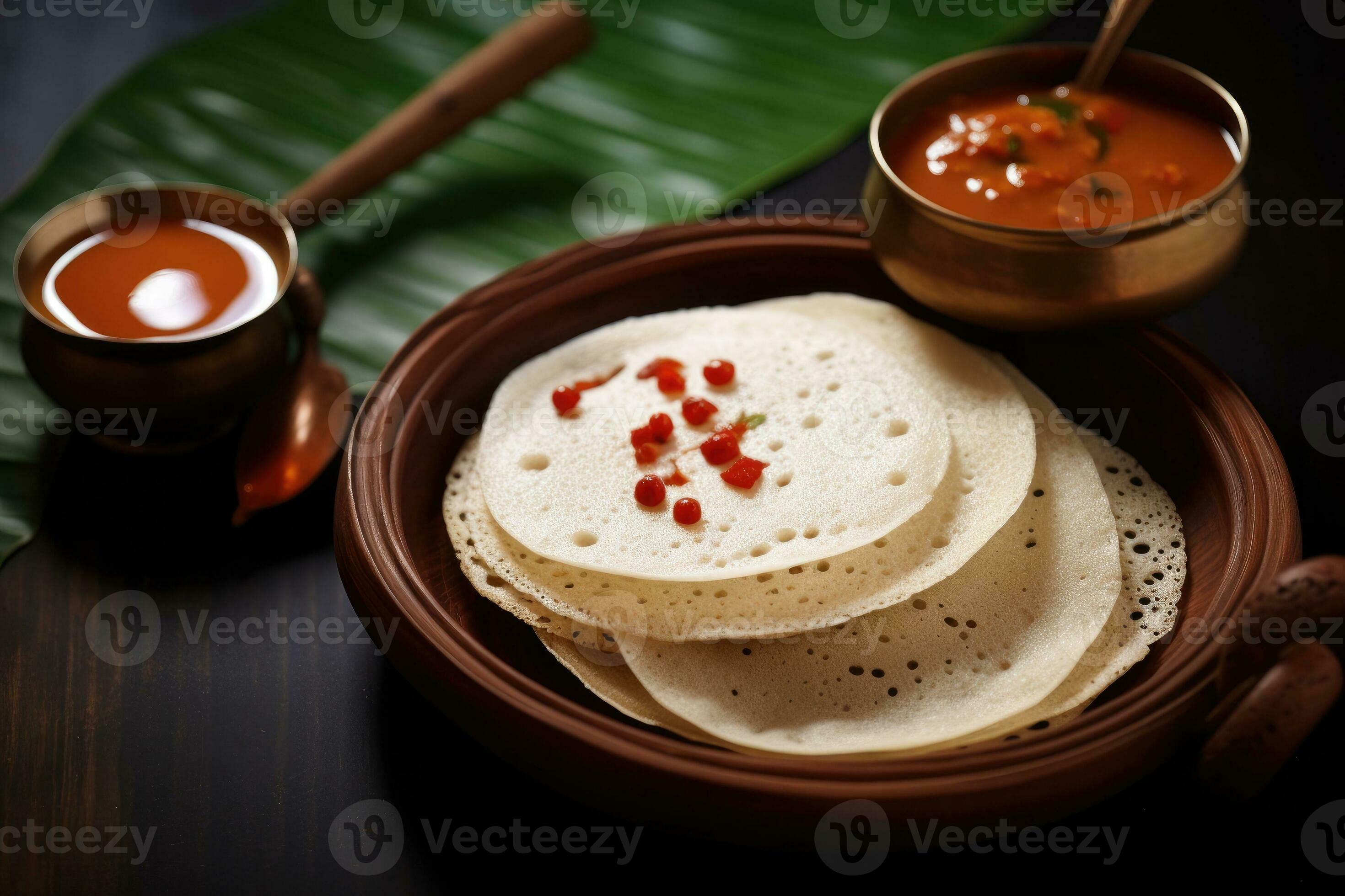 Appam pancake Kerala breakfast food 28139875 Stock Photo at Vecteezy