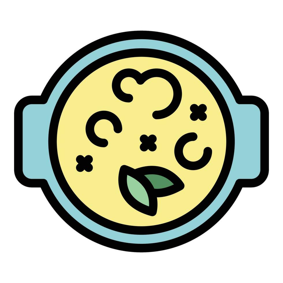 Nepal soup icon vector flat