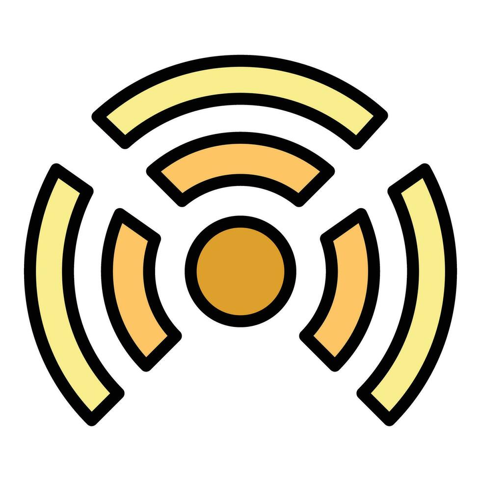 Ancient amphitheater icon vector flat