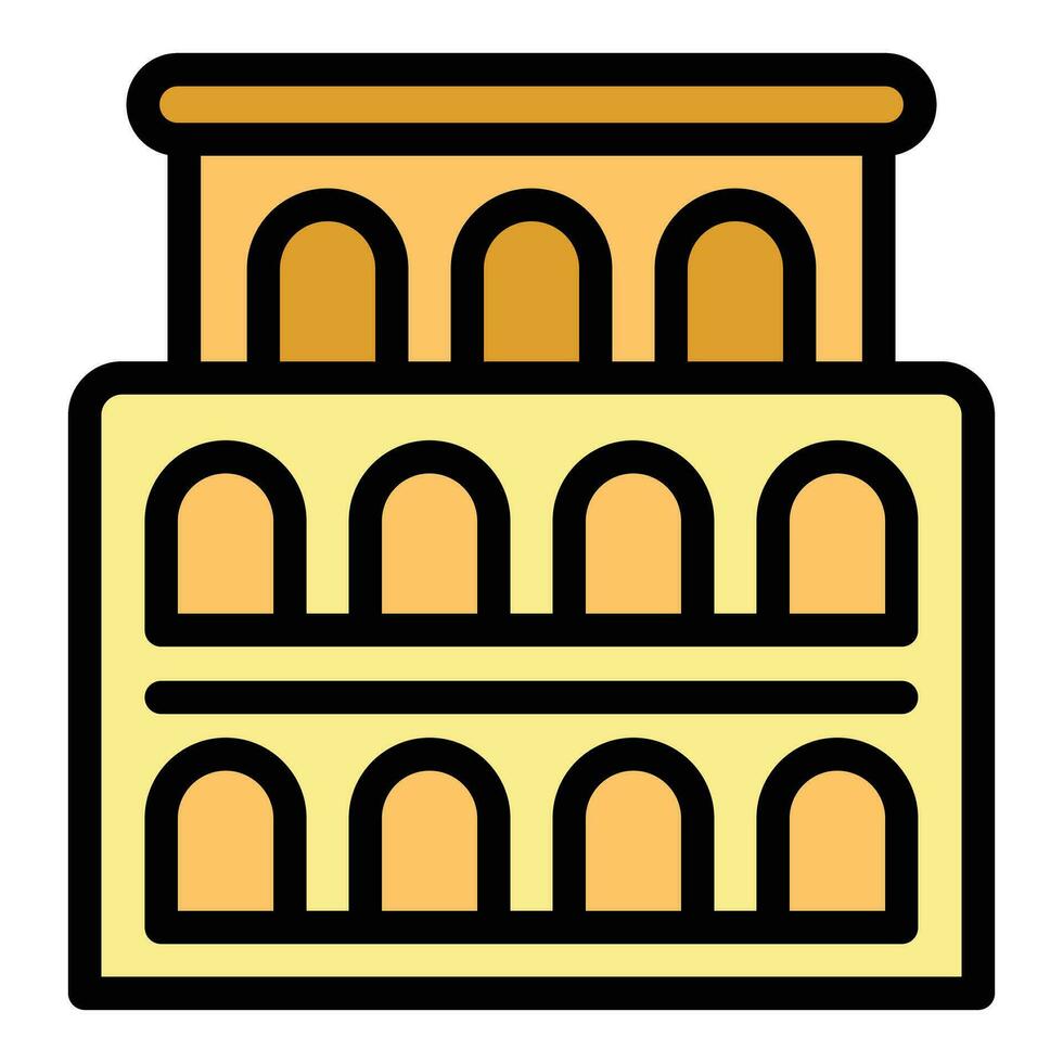German landmark icon vector flat