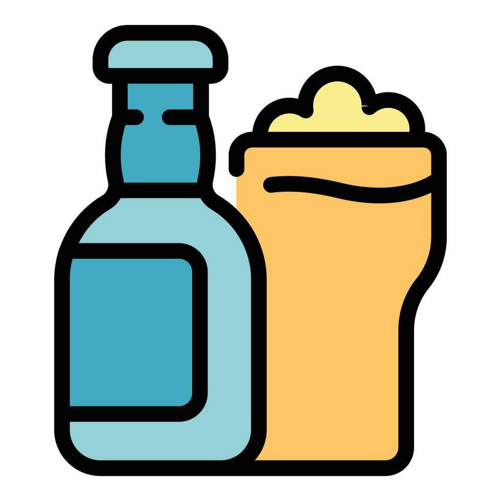 City beer icon vector flat