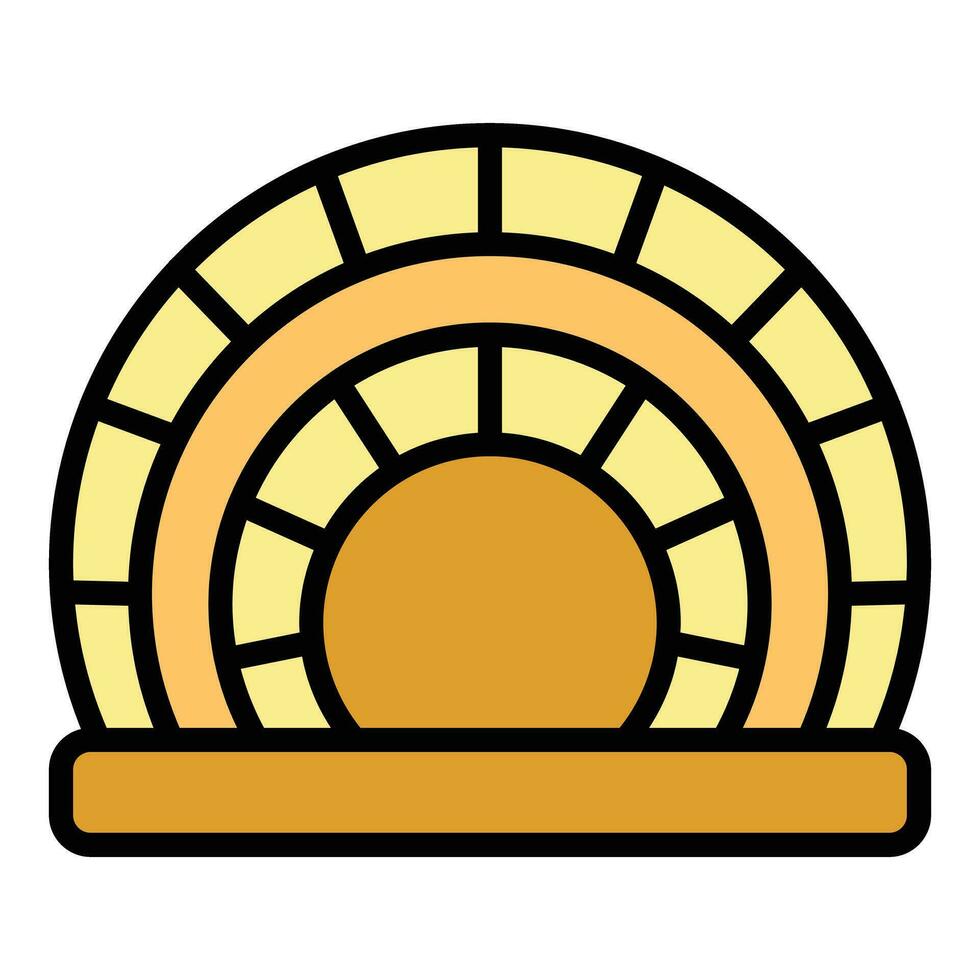 Work amphitheater icon vector flat