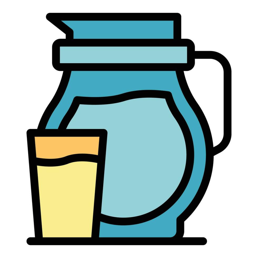 Montenegro milk jug icon vector flat