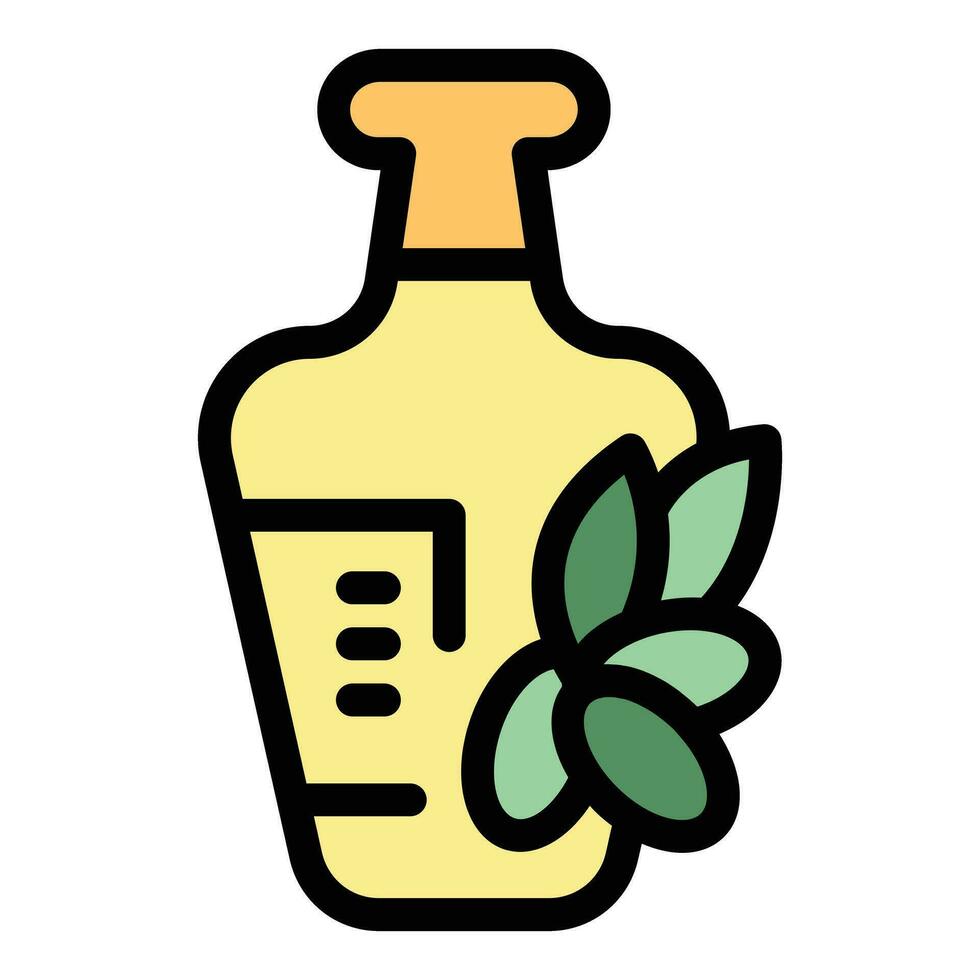 Croatia olive oil bottle icon vector flat